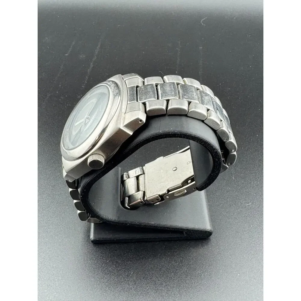 Fossil Big Tic JR-8090 Vintage Analog Watch Stainless Steel